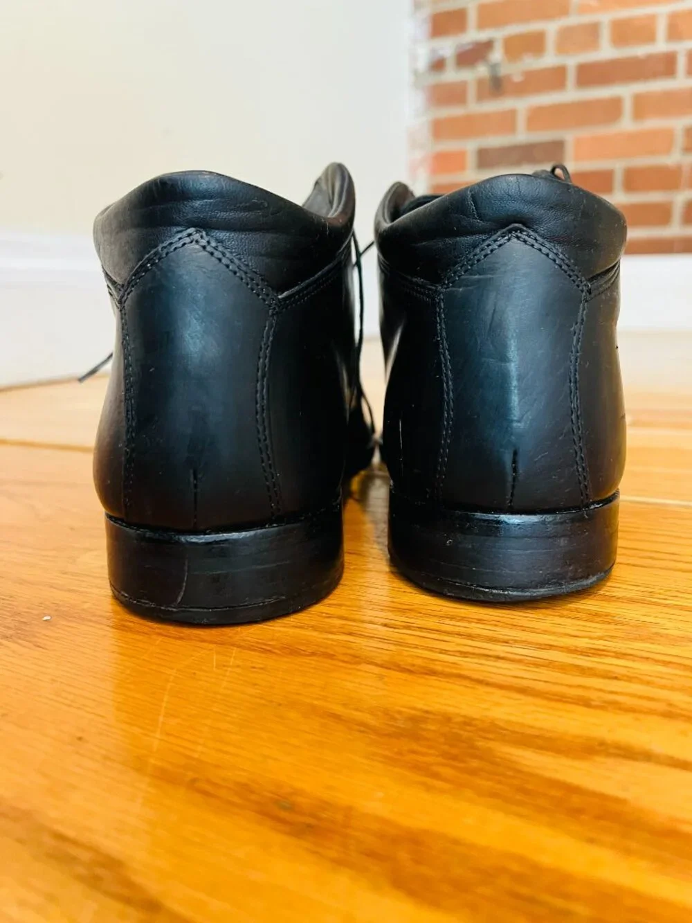 Domani Made In Italy By Johnston & Murphy black Calfskin Ankle-boot Size 9.5 M